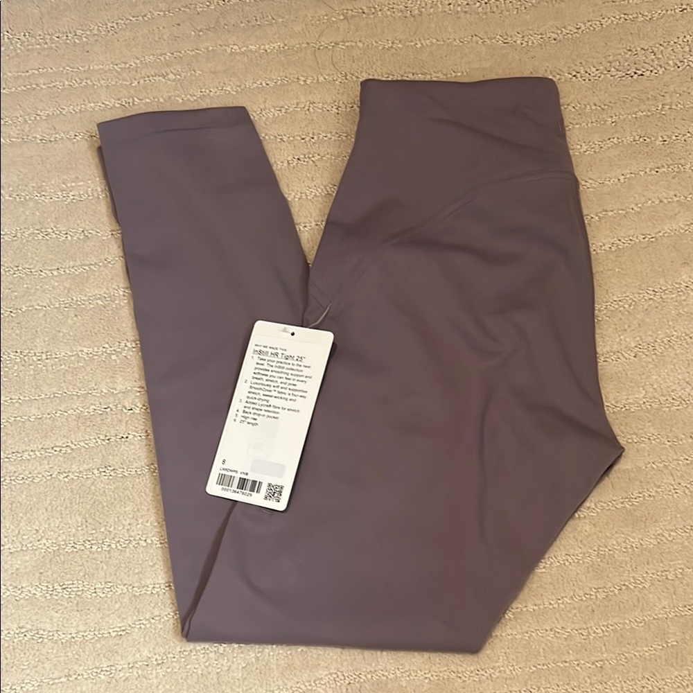 Purple High-Waisted Leggings